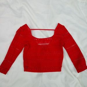 Forever 21 Crochet Crop Top